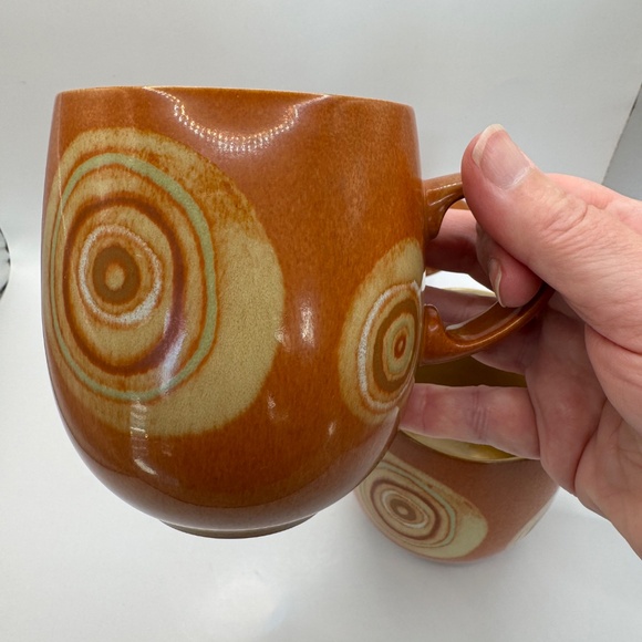 Denby England Stoneware Fire Chilli 13.5oz Mugs. Southwest inspired. - Picture 8 of 8